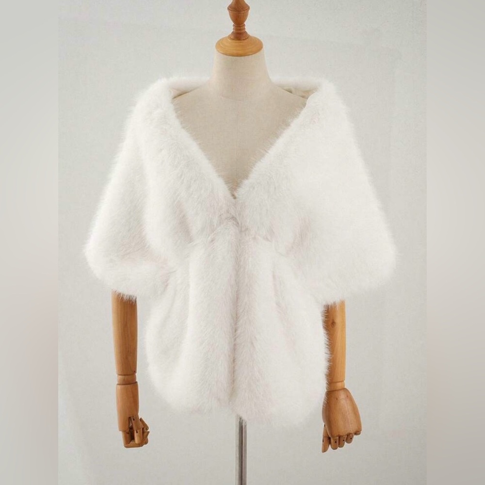 1pc Elegant Solid Color Polyester Women Shawl, Warm Fo r Autumn/Winter